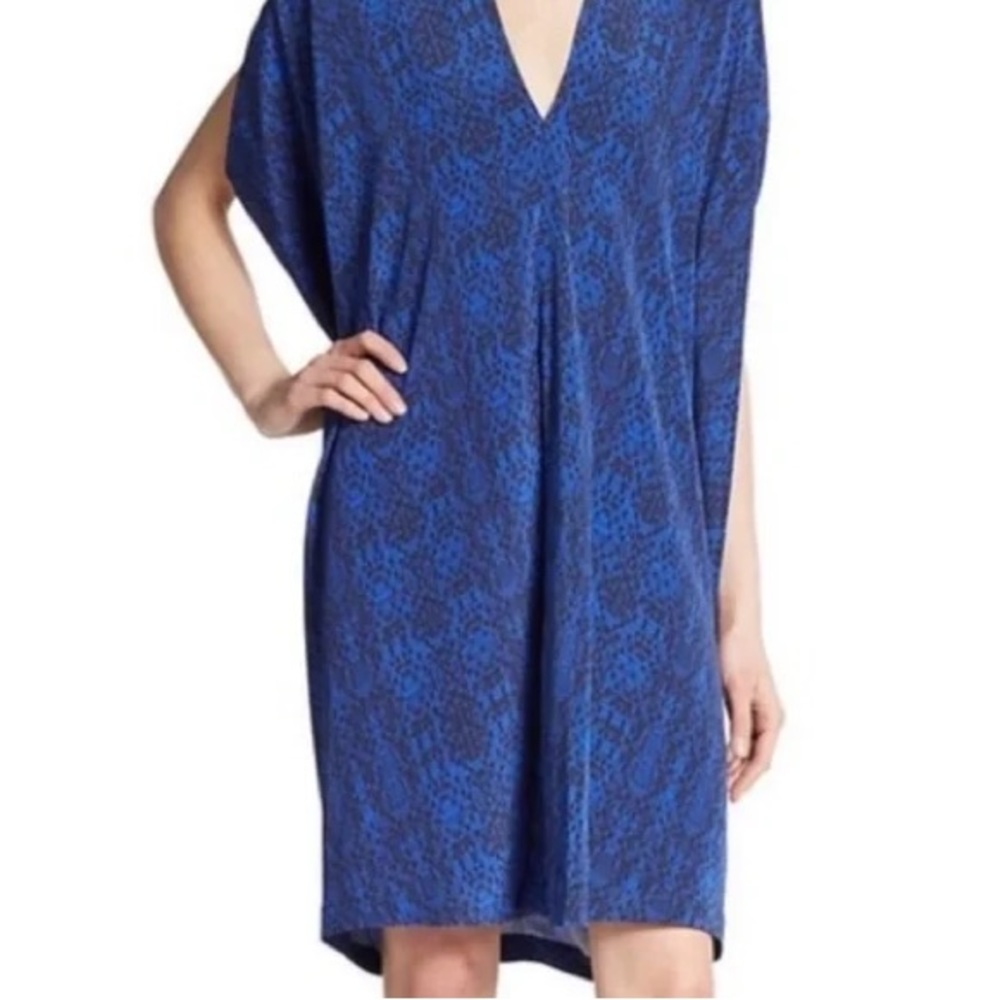 Vince small cap sleeve neck dress